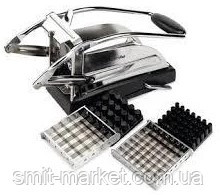 Картоплерізка для фрі неіржавка сталь + 2 насадки 6511 KAMILLE, фото 1