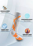 Чоловічі шкарпетки компресійні SPI Eco Compression  41-45 orange 4561 o, фото 2