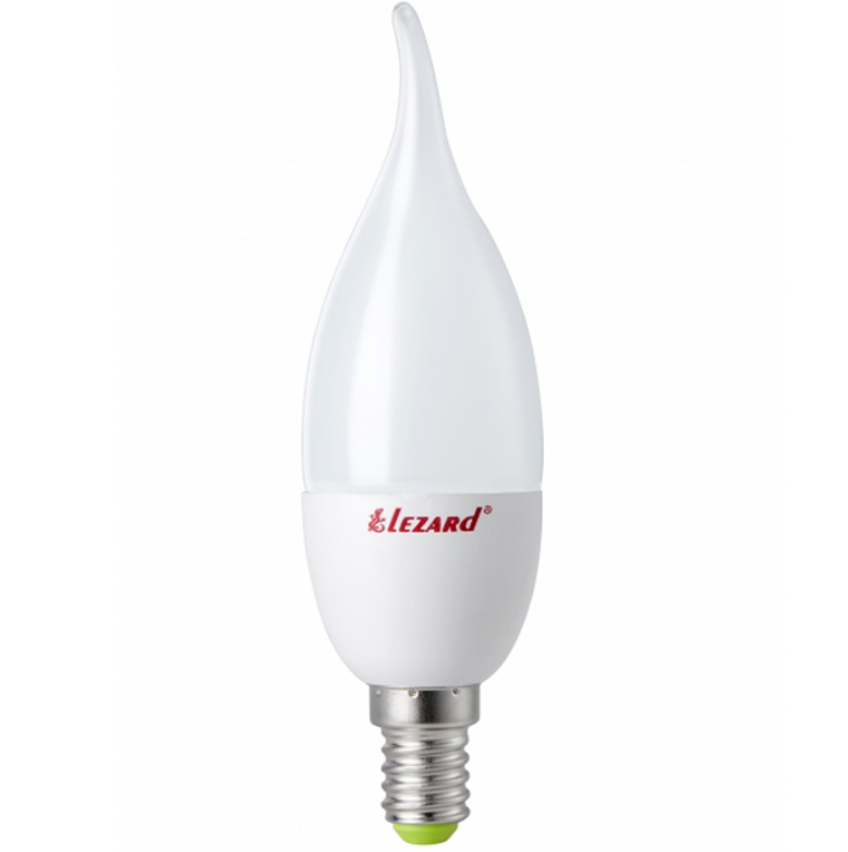 Лампа LED B35 5W E27 4200К 220V CANDLE Лезард