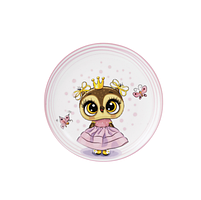Набір дитячого посуду Princess owl 3 пр.: (тарілка/міска/чашка) порцеляна AR3453OS Ardesto, фото 6