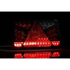 Ліхтар задній світлодіодний Fristom - правий FT-370 P TB LED O BAJONET 6PIN 12V, фото 5