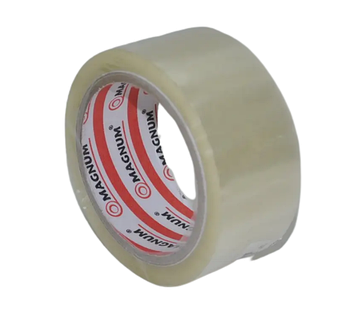 Скотч пакувальний 45 мм*600м 40 мкм прозорій Magnum Мустанг