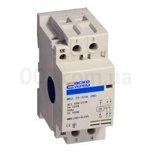 Модульний контактор MK2 2P 63А 2NO Аско