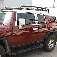 Комплект молдингов на окна (нержавейка, 16 шт) для авто.модел. Toyota FJ Cruiser