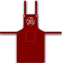 Фартух Бабуся знає все, бордо габардин (10шт/уп)