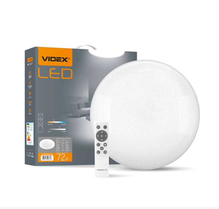 LED Світильник функціональний 72W 2800-6200К 220V круглий VL-CLS1522-72 Videx