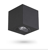 LED Світильник накладний під лампу GU10 чорний VL-SPF01-B Videx, фото 4