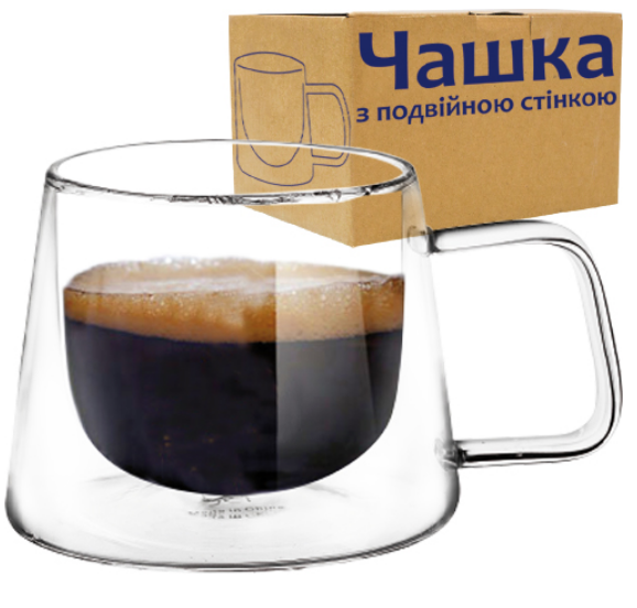 Чашка 200мл з подвійними стінками 202-22 S&T