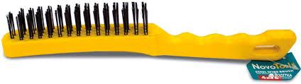 Щітка ручна 6*16 рядів з пластиковою ручкою NovoAbrasive, фото 1