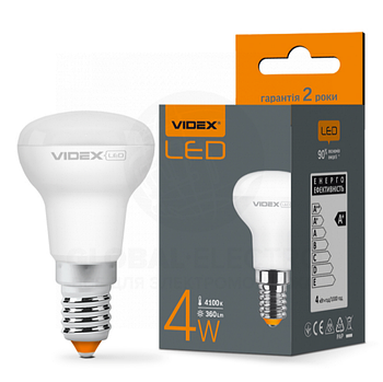 Лампа R39e 4W E14 4100К 220V LED Videx