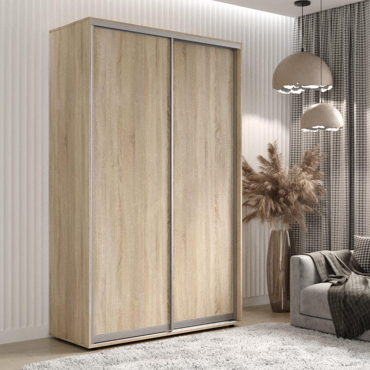 Двухдверный Шкаф-купе Viant 3-9 160x60x240 ДСП Дуб Сонома — Купить ...