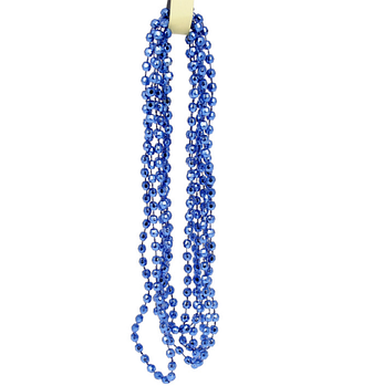 Намисто Діамант 5мм*270см пластик королівський синій БОНА ДИ
