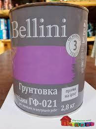 Ґрунтовка "BELLINI" ГФ-021 (0,9) (чорвоно-коричнева)