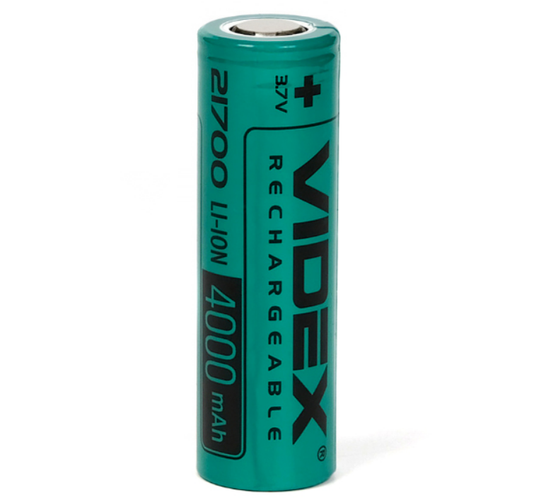Акумулятор VIDEX Li-Ion 21700 (без захисту) 4000mAh