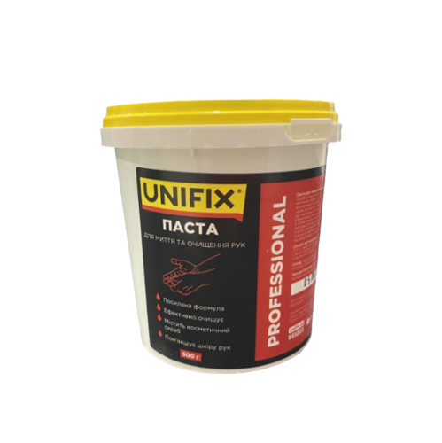 Паста для очищення рук 0,5кг (відерце) Professional UNIFIX, фото 1