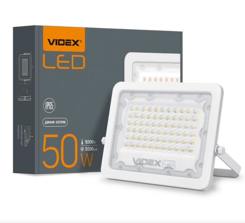 LED прожектор VIDEX 50W 5000K