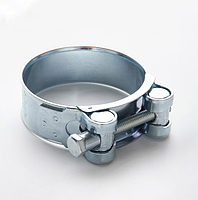 Хомут силовий 68-73мм оцинкована сталь W1 APRO, фото 2