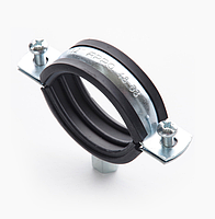 Хомут трубний 25-28мм 1 3/4" з комбінованою гайкою M8/M10 APRO, фото 4