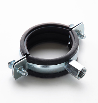 Хомут трубний 39-46мм 1 1/4" з комбінованою гайкою M8/M10 APRO