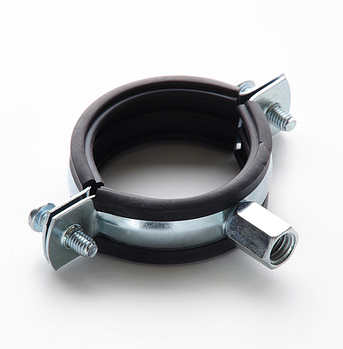 Хомут трубний 107-115мм 4" з комбінованою гайкою M8/M10 APRO