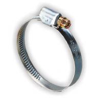 Хомут черв'ячний нержавіюча сталь 9 мм 16-27мм 25 шт/уп SIGMA, фото 1