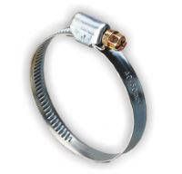 Хомут черв'ячний нержавіюча сталь 9 мм 10-16мм 25 шт/уп SIGMA