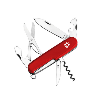 Мультитул ніж 92мм 10в1 нержавіюча сталь СИЛА