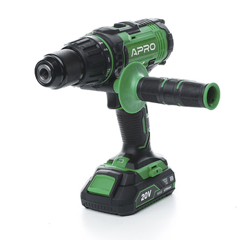Дриль-шуруповерт ударний 20W 2A 2 АКБ/ЗП/+кейс 20HD APRO