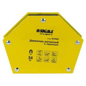 Тримач магнітний трапеція 34 кг 105*65*65*45мм (30,45,60,90,75,135°) SIGMA