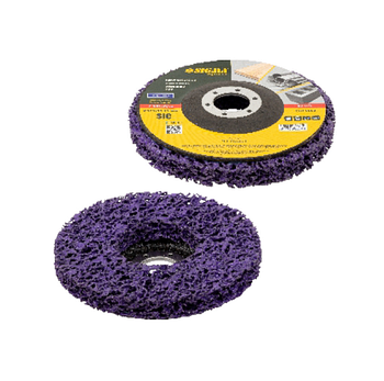 Диск зачисний нетканий d125мм T27 фіолетовий жорсткий SIGMA