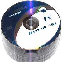 Диск DVD+R 4,7Гб 16х Videx Bulk/50шт