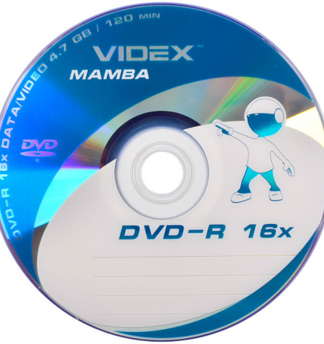 Диск DVD+R 4,7Гб 16х Videx Bulk/50шт - фото 2 - id-p1756182224