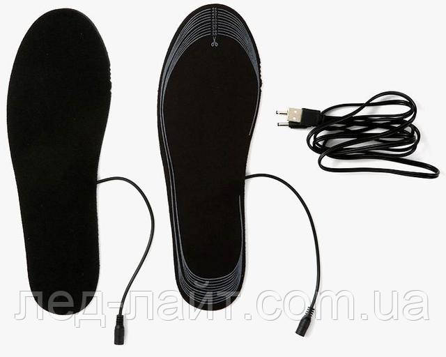 USB стельки в обувь с подогревом Стельки обувные с подогревом от USB