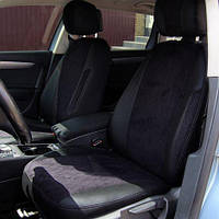 Чехлы на сиденья из экокожи и антары Nissan Micra K12B 2005-2007 EMC-Elegant
