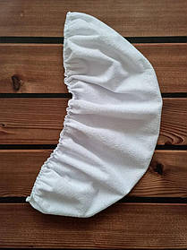 Непромокальний наматрацник у дитячу коляску універсального розміру з махрової мембрани BST Білий