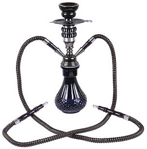 Кальян на дві персони (35см) HOOKAH A492-2 (Чорний)