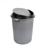 Бак господарський Tuffex з відкривною кришкою 50 л d41 см h46 см поліпропілен (TP-2232)