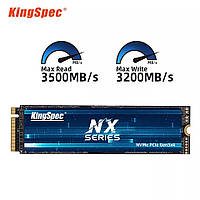 SSD накопитель Kingspec 256Gb M.2 PCIe Gen3 nvme 2280 диск NX-256Гб