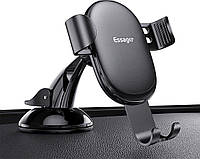 Автомобильный держатель Essager для смартфона 4-6,5" на присоске Black (EZJXP-MJ01)