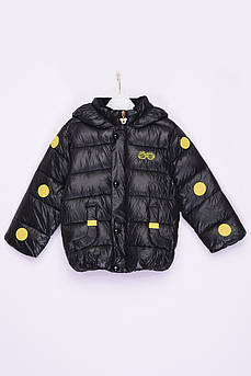 Куртка коротка дитяча демісезон чорна                                                                150412M