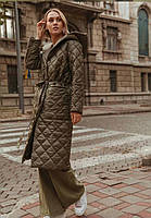 Пальто жіноче стьобана плащівка розміри 42-56 (3 кв) "SALVADOR" купити недорого від прямого постачальника