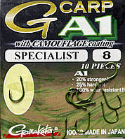 Гачки Gamakatsu A-1 G-Carp Camou Green Specialist №8 10pc