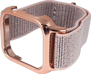 Ремешок USAMS Apple Watch 40mm Nylon Loop Strap Rose Gold (ZB73IW4)