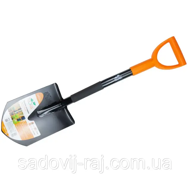 Лопата саперная Флора / FLORA с металлической ручкой 285×195×800