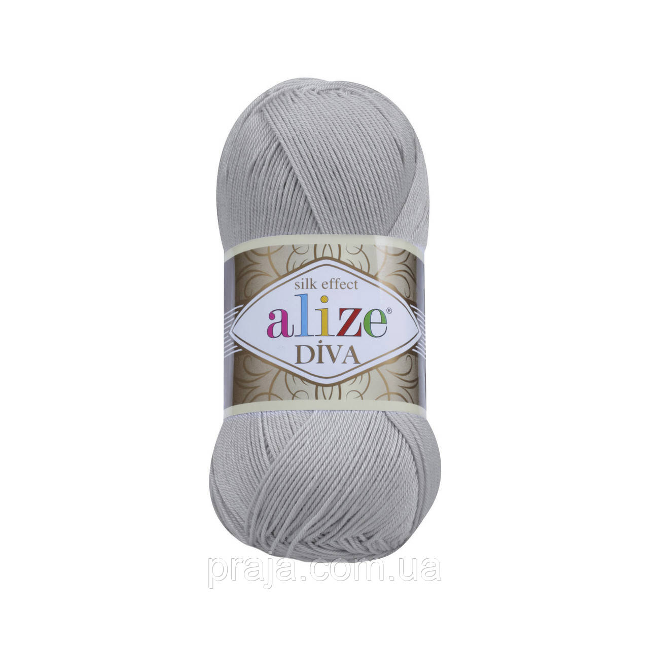 Пряжа Alize Diva(Діва) - 355 світло сірий