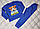 Костюм для хлопчика Пес Патрон, двонитка, 110-116 см синій, фото 3