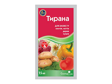 Протравник Тирану К.С. (імідаклоприд + тіабендазол) 15 мл пакет - Сімейний Сад