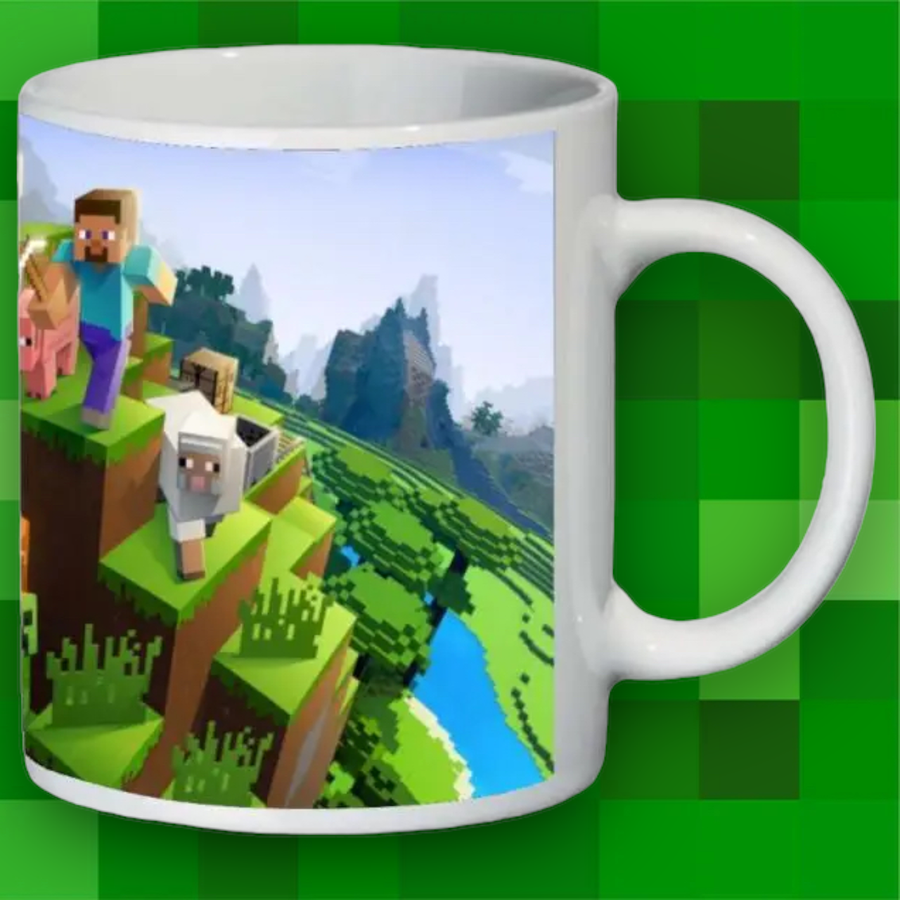 Чашка з принтом Minecraft майнкрафт