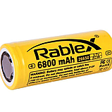 Батарейка акумулятор RABLEX 26650 (6800mAh) 20 шт./пач., фото 2