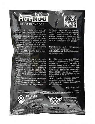 Турбо дріжджі HOT ROD MEGA PACK НА 100 Л, фото 3